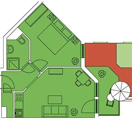شقة Haus Meeresblick - Strandnah A 1.07 *
